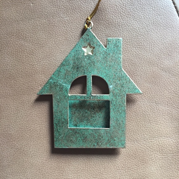 Christmas Folk Art Frame Ornaments - Set of 4 - Picture 5 of 6